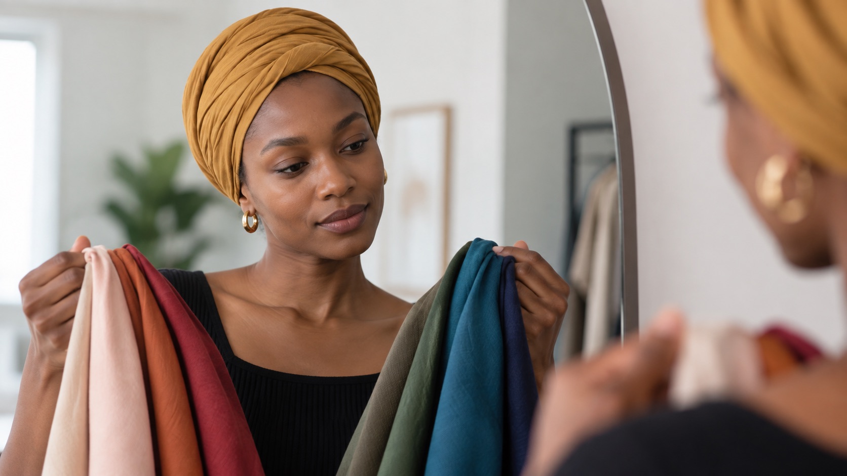 Quelle couleur de foulard selon son teint