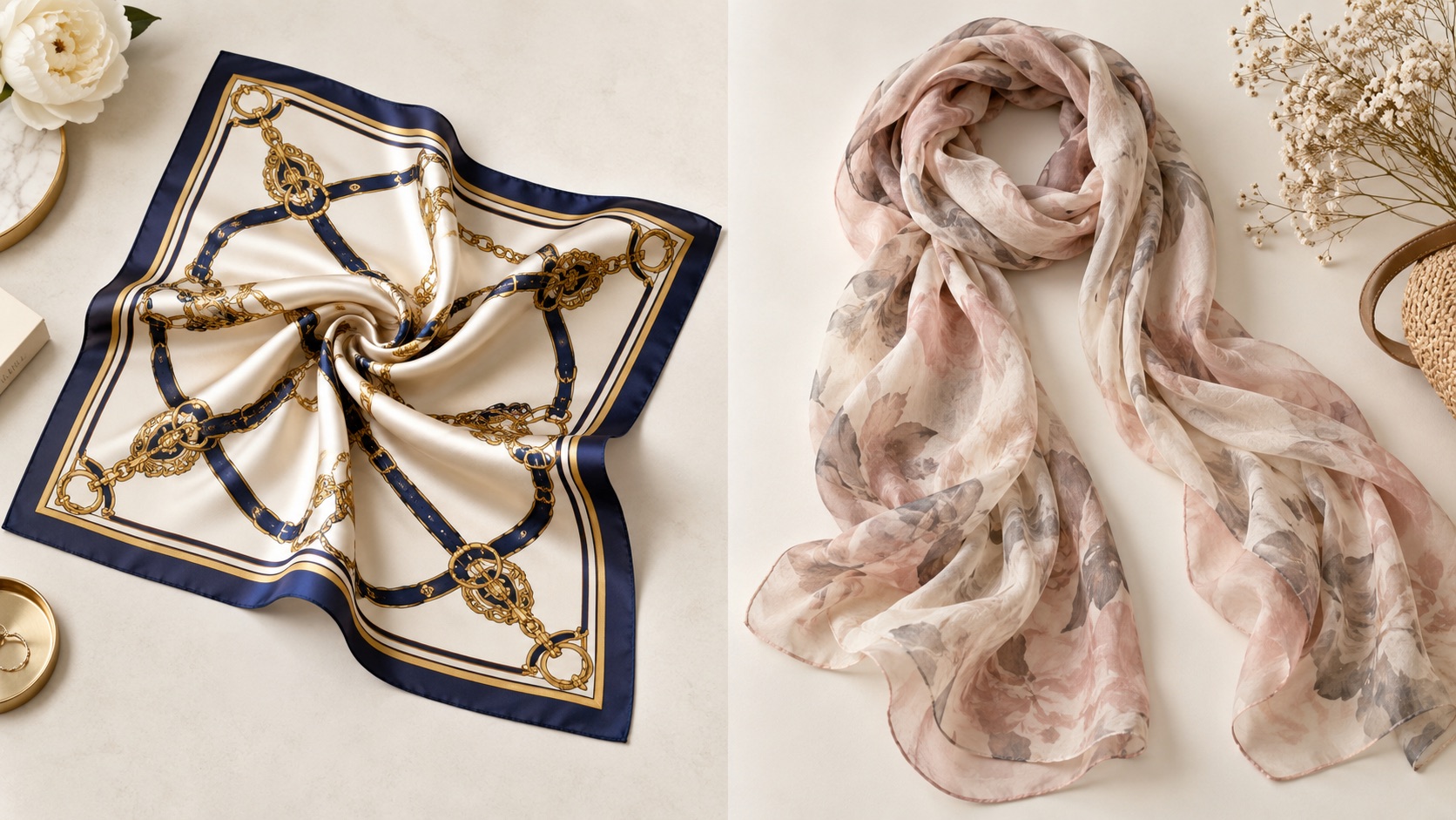 Carré de soie ou foulard