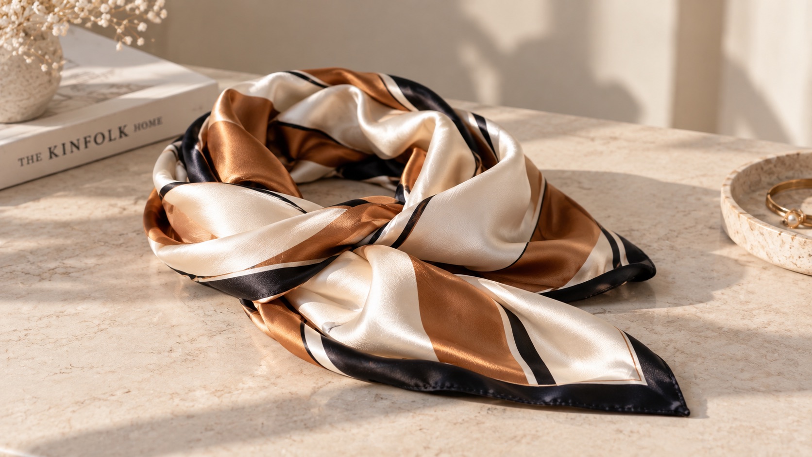 Comment nouer un foulard en soie