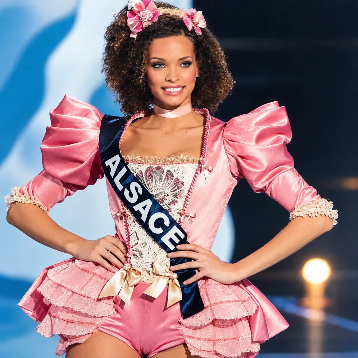 Costume régional Miss Alsace, concours Miss France